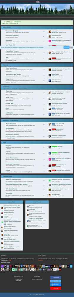 Captura de pantalla forum.rising-world.net