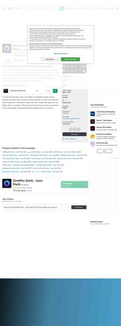 Schermata onepro-dark-icon-pack.en.softonic.com