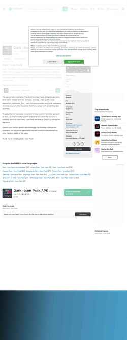 Captura de pantalla dark-icon-pack.en.softonic.com