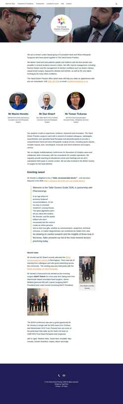 Скриншот thehanddoctorpractice.co.uk
