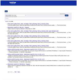 Снимак екрана help.brother-usa.com