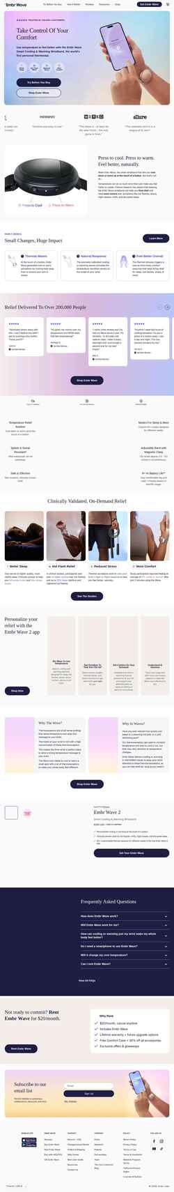 Schermata embrlabs.com