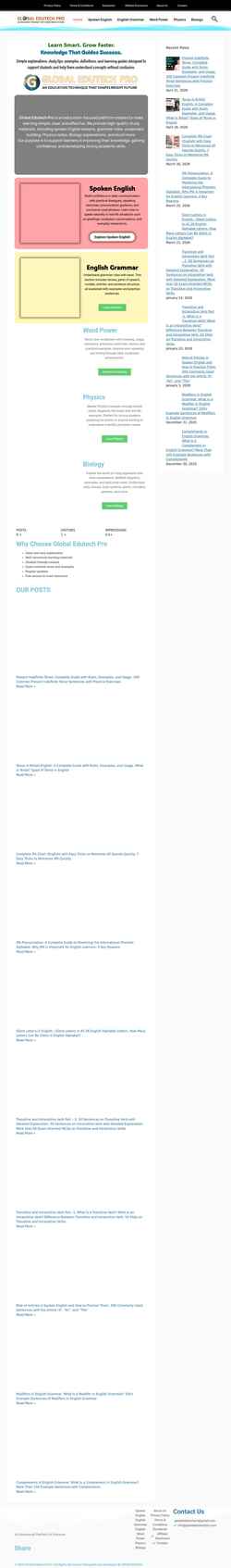 Posnetek zaslona globaledutechpro.com