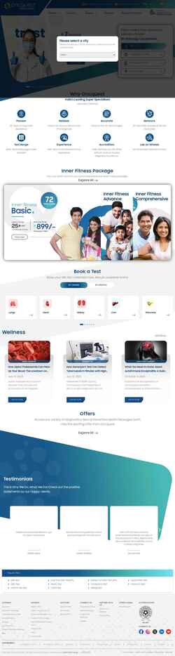 Screenshot oncquestlabs.com