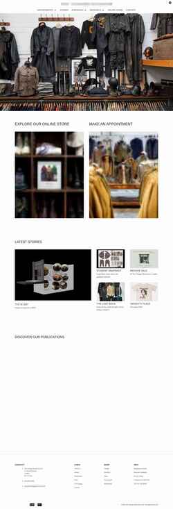 Snimka zaslona thevintageshowroom.com
