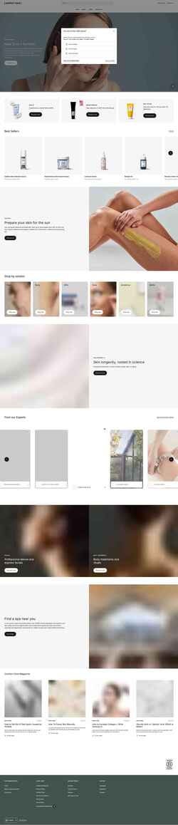 Zrzut ekranu world.comfortzoneskin.com