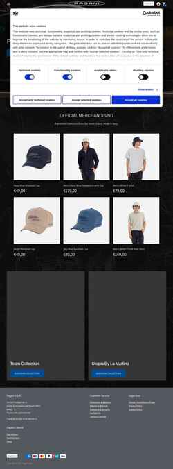 Snimka zaslona paganistore.com