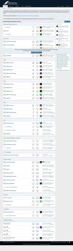 Screenshot forum.fractalaudio.com