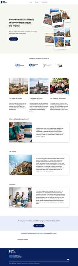 Скриншот citystoriesproject.eu