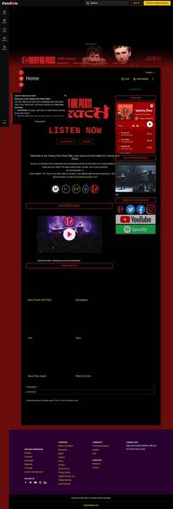 Screenshot twentyonepilots.fandom.com