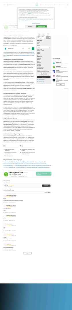 Schermata happymod-bk5.en.softonic.com