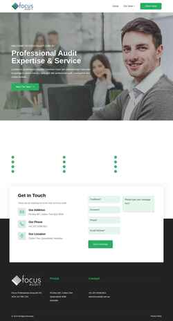 Captură de ecran focusaudit.com.au