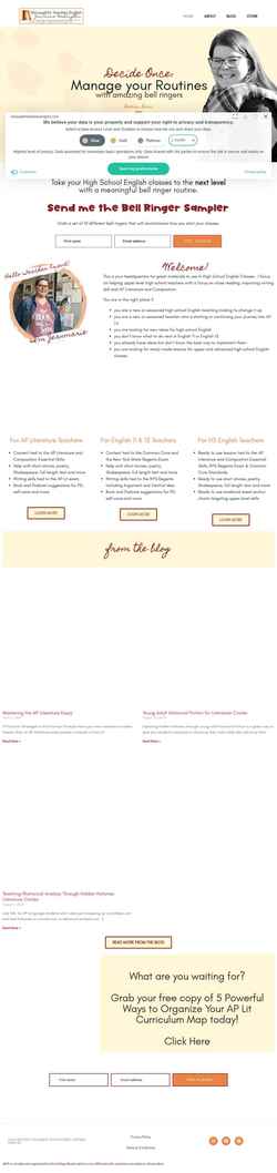 Schermafbeelding mclaughlinteachesenglish.com