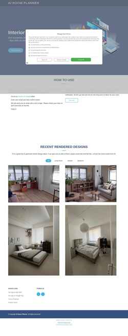 Снимак екрана airoomplanner.com