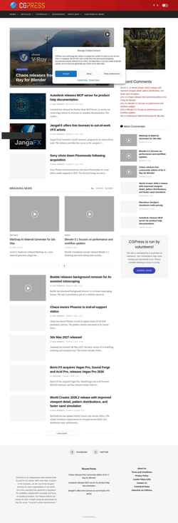 Snímka obrazovky cgpress.org