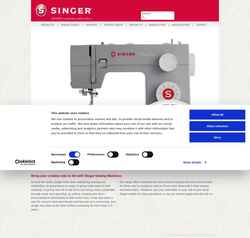 Στιγμιότυπο οθόνης singerco.co.uk