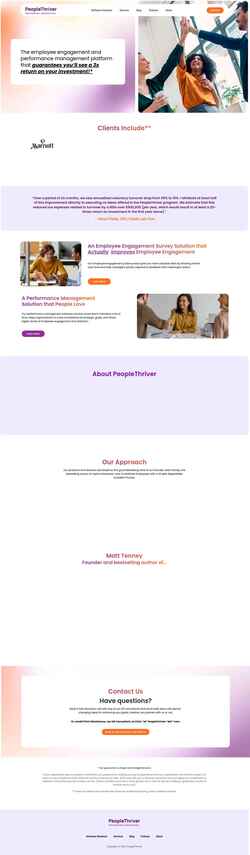Skærmbillede peoplethriver.com