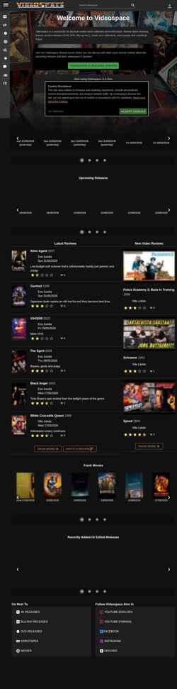 Skærmbillede videospace.fi