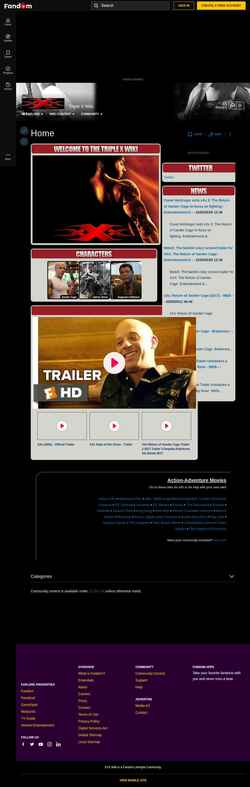Screenshot xxx.fandom.com