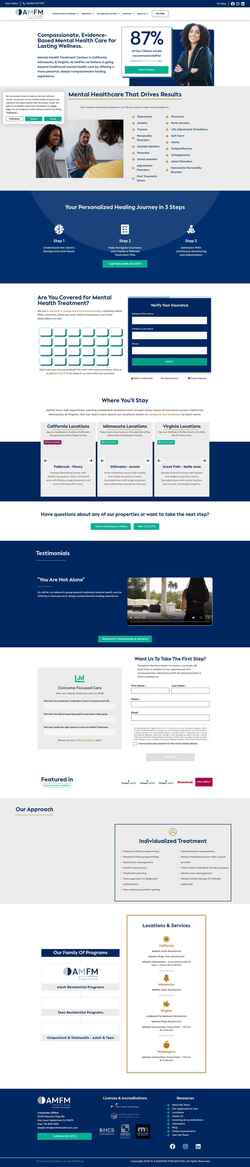 Снимак екрана amfmtreatment.com