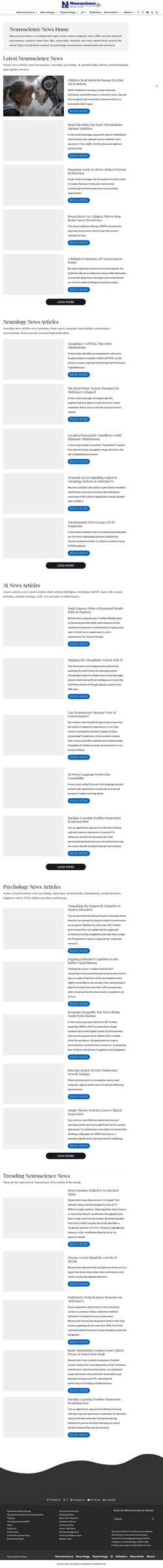 Ekraanipilt neurosciencenews.com