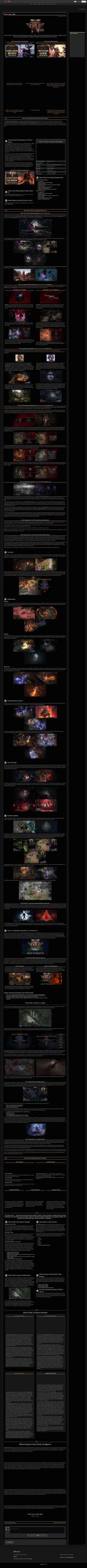 Captură de ecran pathofexile2.wiki.fextralife.com