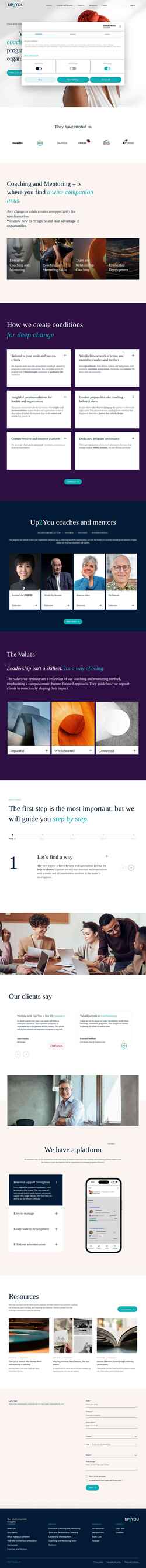 Schermata up2you.io