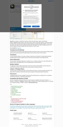Snímka obrazovky directx-11.en.softmany.com