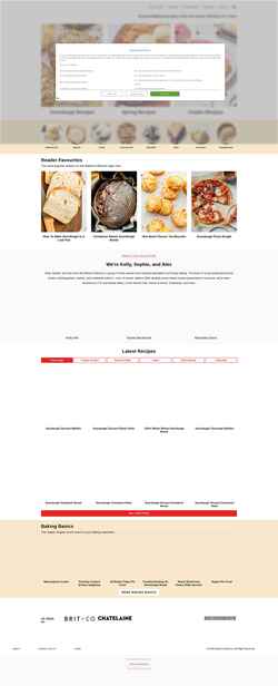 Screenshot bakedcollective.com
