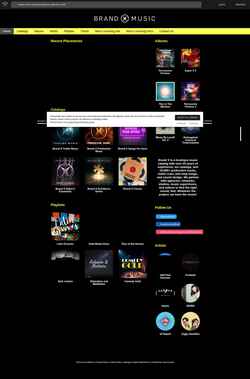 Screenshot brandx.sourceaudio.com