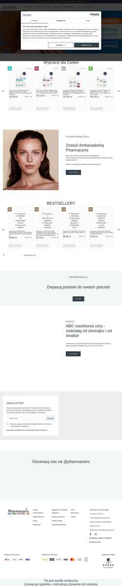 Captura de pantalla pharmaceris.com