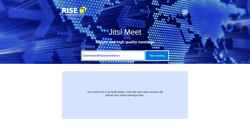 Skærmbillede meet.rise-world.com