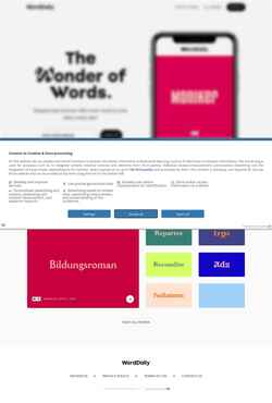 Screenshot worddaily.com