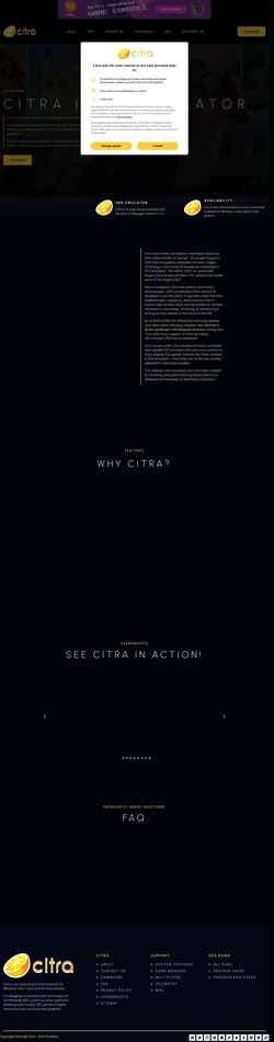 Screenshot citra-emulator.com