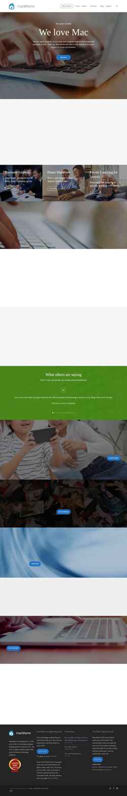 Schermafbeelding macinhome.com