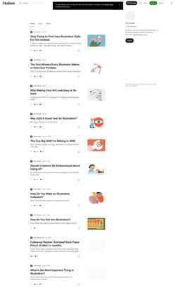 Снимак екрана tomfroese.medium.com