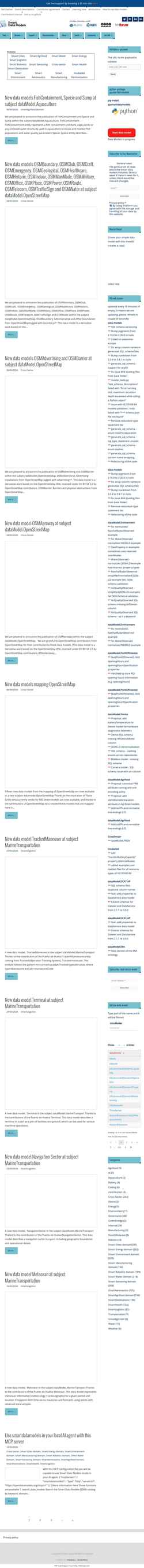 Skærmbillede smartdatamodels.org