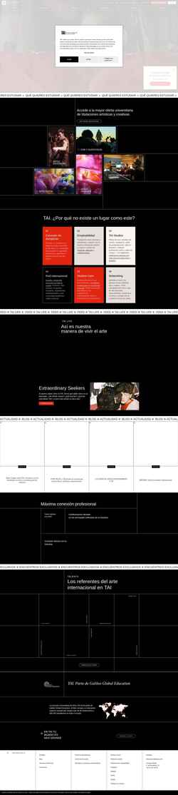 Captură de ecran taiarts.com