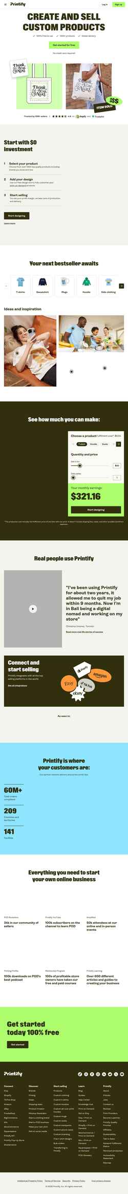 Скриншот printify.com