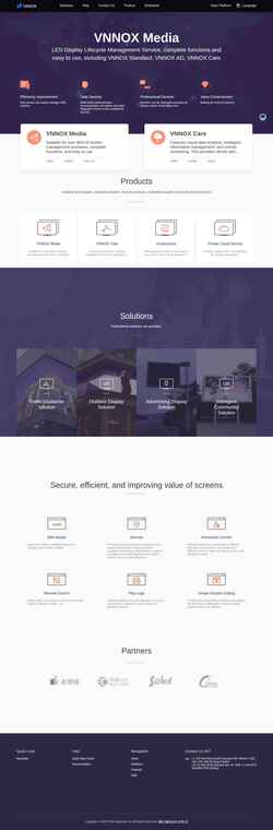 Ekraanipilt en.vnnox.com