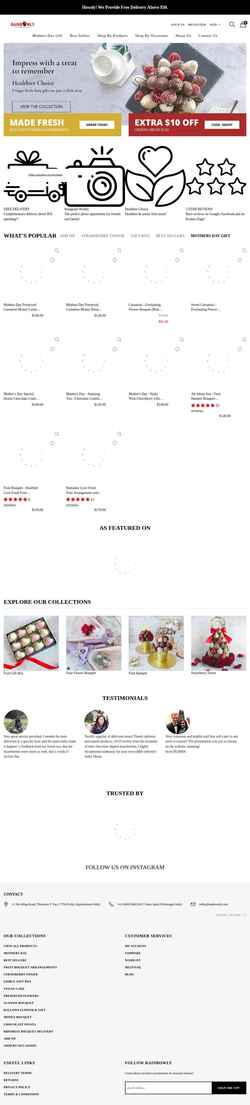Снимак екрана rainbowly.com