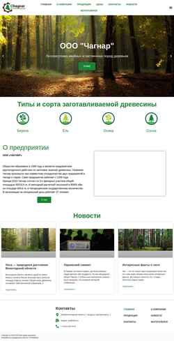 Screenshot chagnar.ru