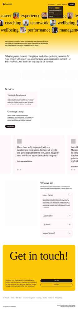 Screenshot people-shift.com