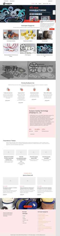 Screenshot ru.tenglongsealing.com
