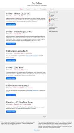 Zrzut ekranu petelepage.com