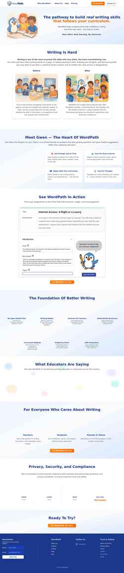 Screenshot wordpath.com
