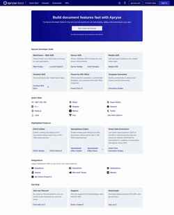 Schermata docs.apryse.com