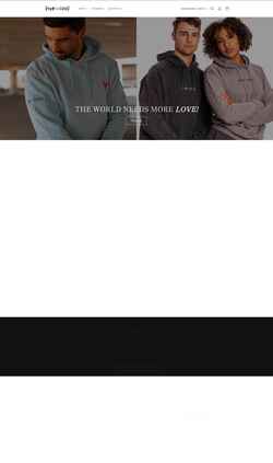 Schermafbeelding loveiscoolbrand.com