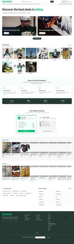 Screenshot sidelineswap.com