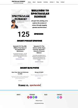 Zrzut ekranu spectacularsci.com
